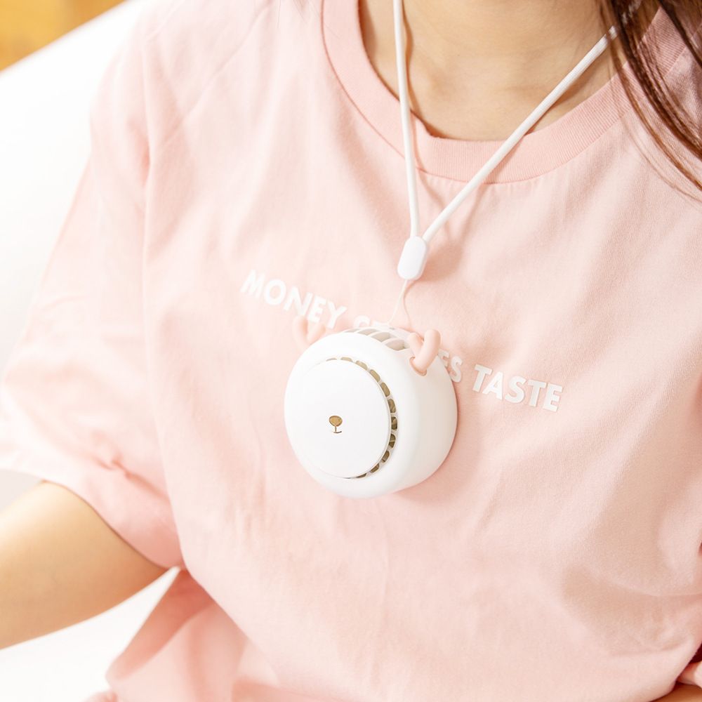 Small Neck Fan Portable Hanging Neck Fan Multifunction Cute Silent USB view 5