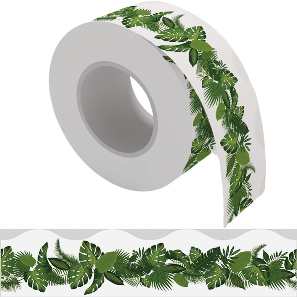 Leaves Border Sticker Leaf Border Wall Decals Bulletin Board Borders Palm Leaf — image 1