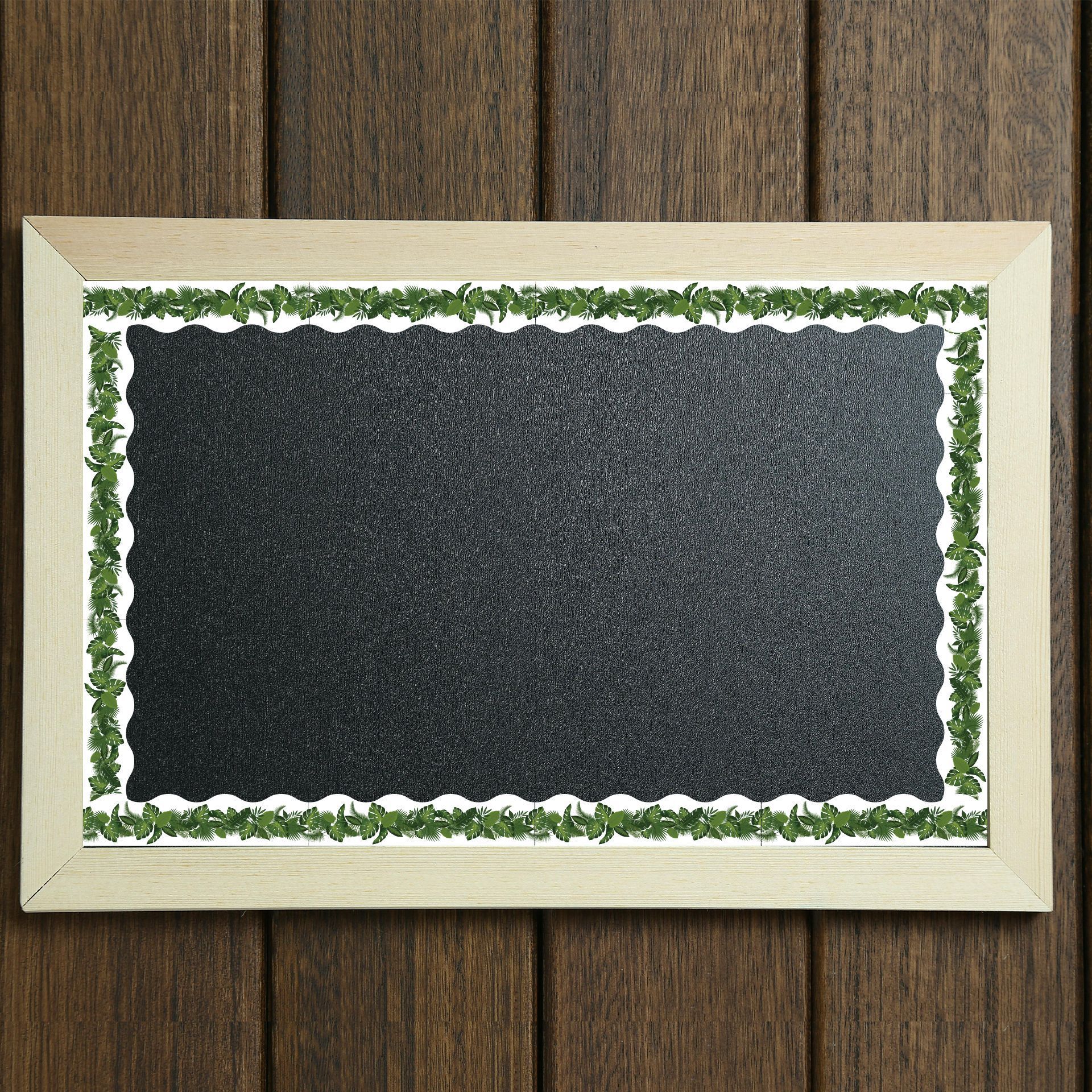 Leaves Border Sticker Leaf Border Wall Decals Bulletin Board Borders Palm Leaf view 4