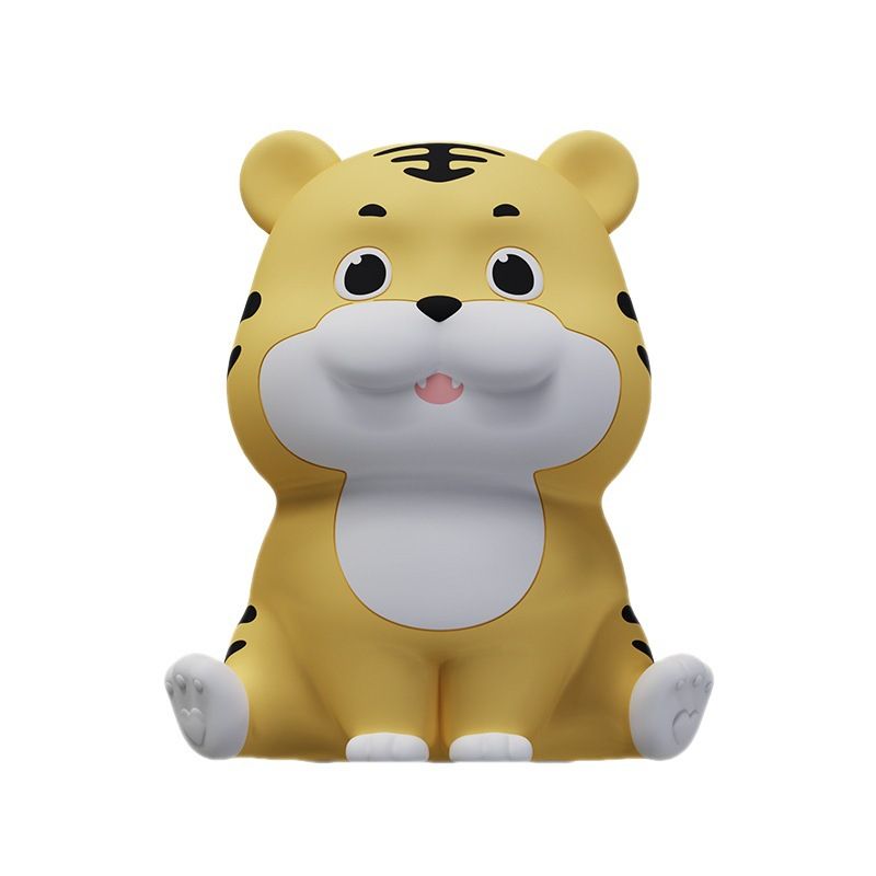 Tiger Pier Small Night Lamp Aesthetic Night Light Silicone Night Light Lion — image 1