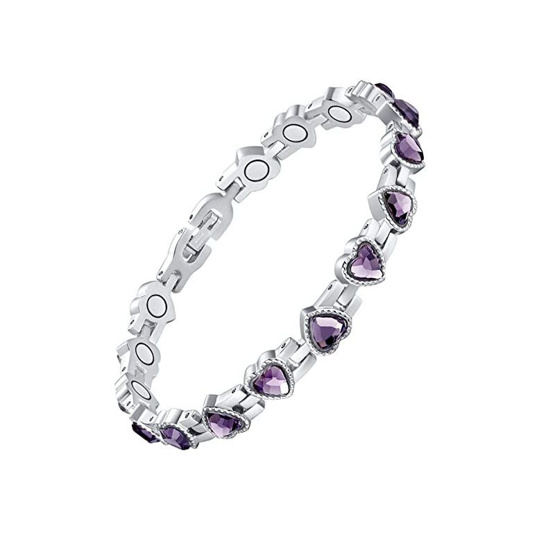 Detoxi-Active Amethyst Stone Bangle