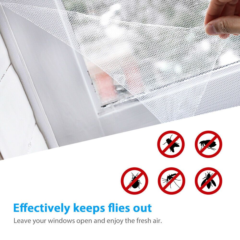 200X150cm Magnetic Window Screen DIY Screen Window with Tape Anti-Insect Bug view 2