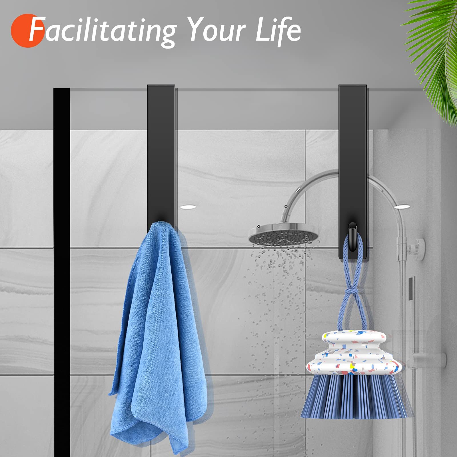 Shower Door Hooks(4.9 Inch) view 4