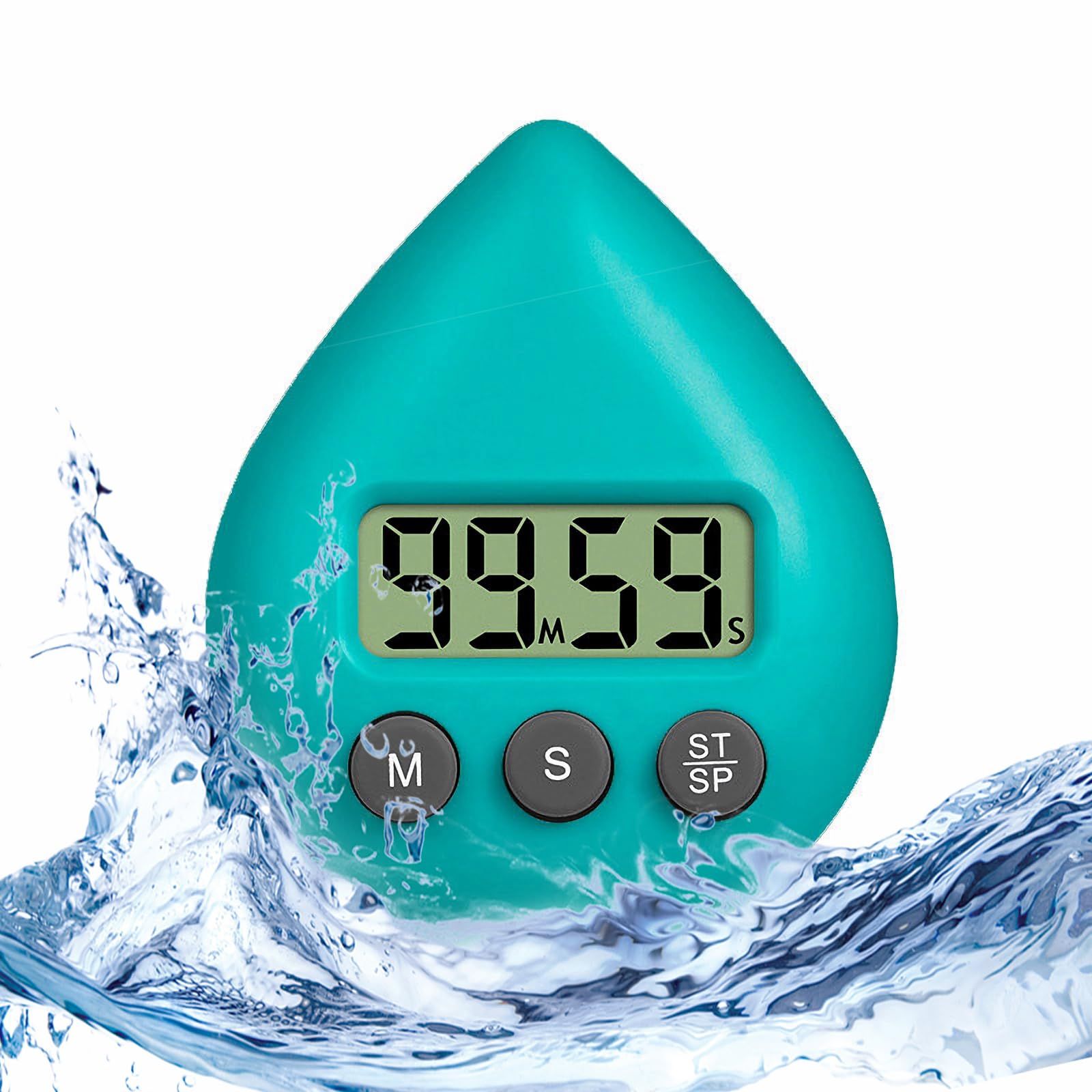 Silent Non-Ticking Battery Operated Shower Timer view 2