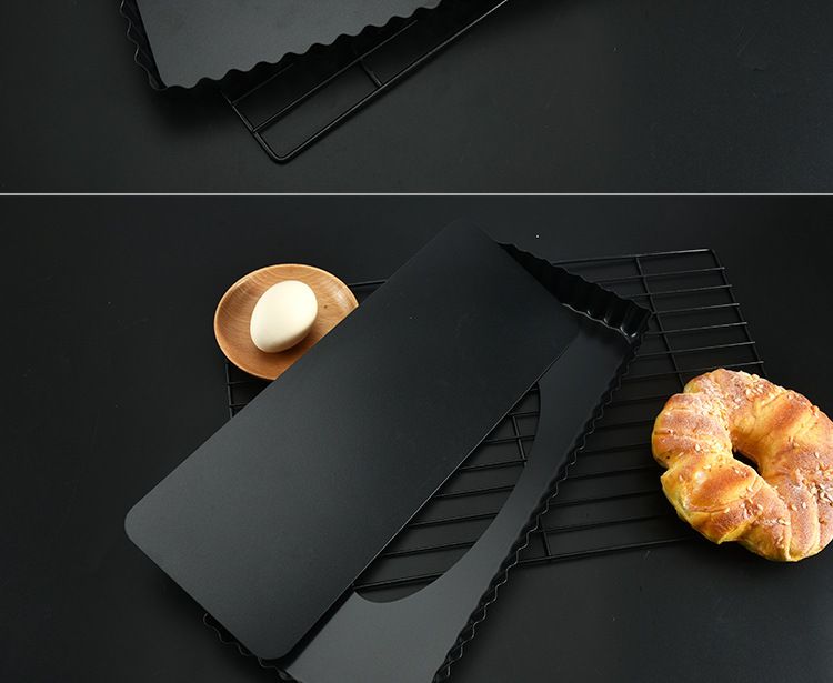 Non Stick Baking Sheet Nonstick Baking Pan Easy to Clean Fluted Pie Tart Pan view 5