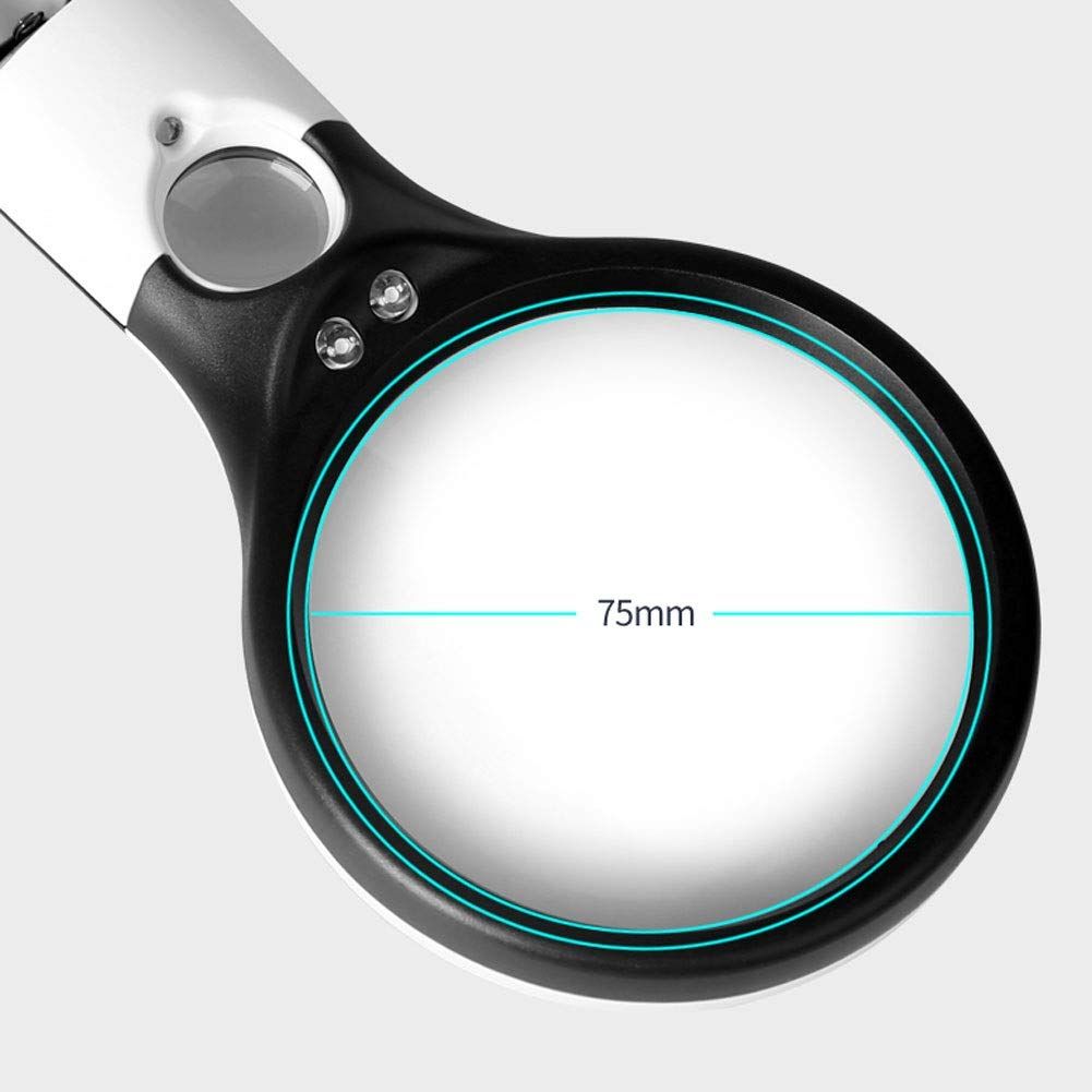 Magnifying Glasses Hand-held Illuminated Magnifier for The Visually Impaired view 5