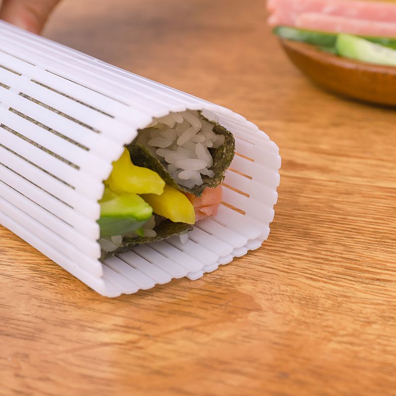 Silicone Sushi Roller,Nonstick Surface Sushi Roller Maker,Plastic Sushi view 5