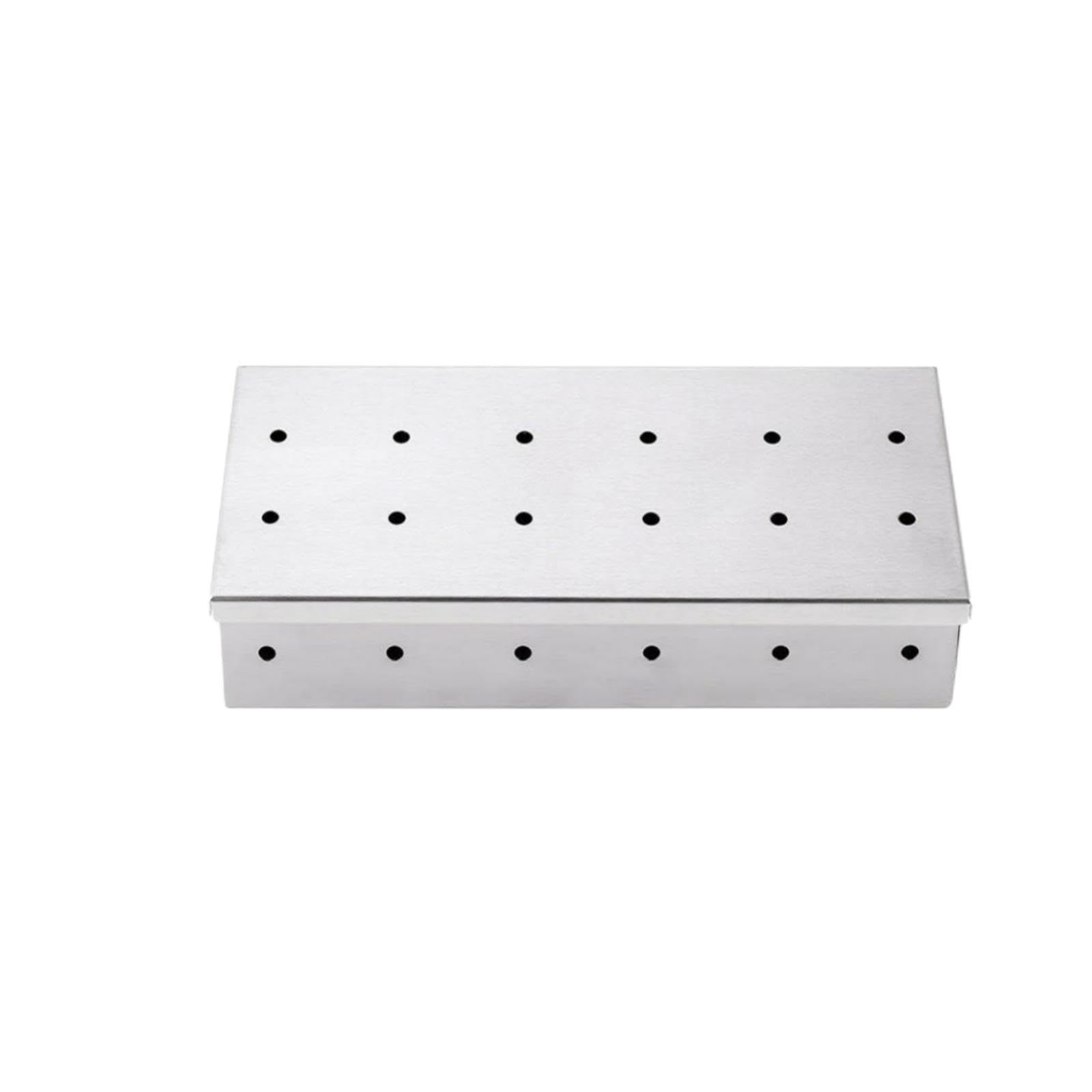 Large Capacity Stainless Steel Smoker Box for BBQ Grills Wood Chip Smoking Box view 2