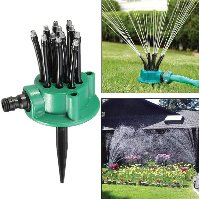 Garden Sprinklers-360 Degree Water SprinklerNozzle Lawn Garden Irrigation view 5