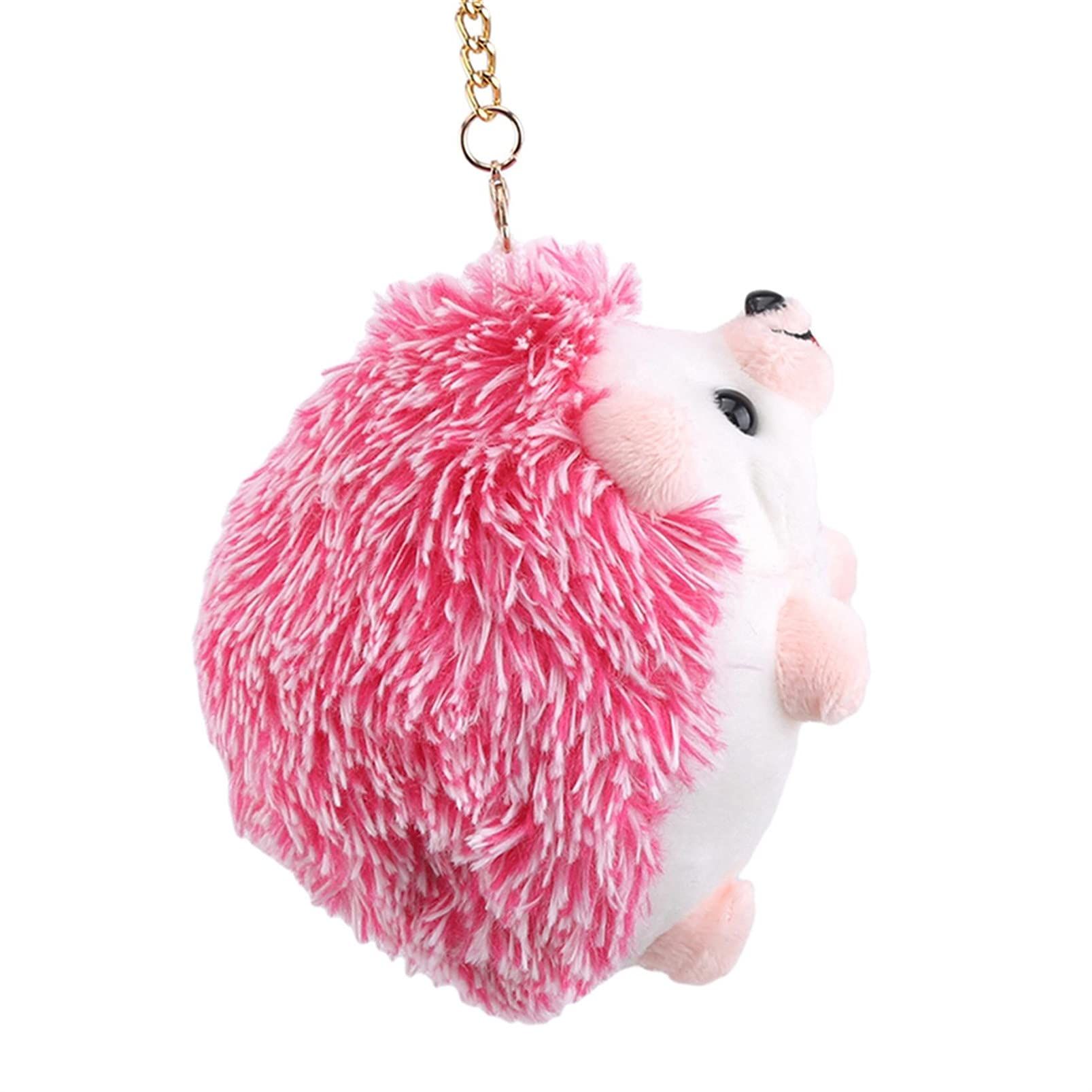 Stuffed Animal Plush Keychain Car Decor Kids' Gift Hanging Pendant Cute Key view 2