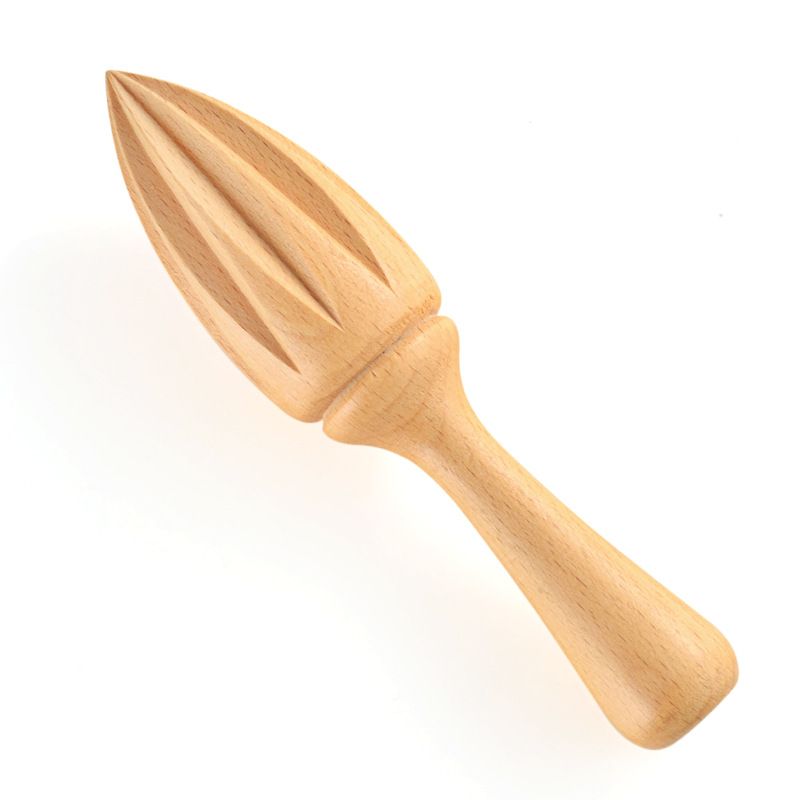 Wooden Citrus Reamer Lemon Hand Juicer Beech Wood Handheld Citrus Juicer Easy