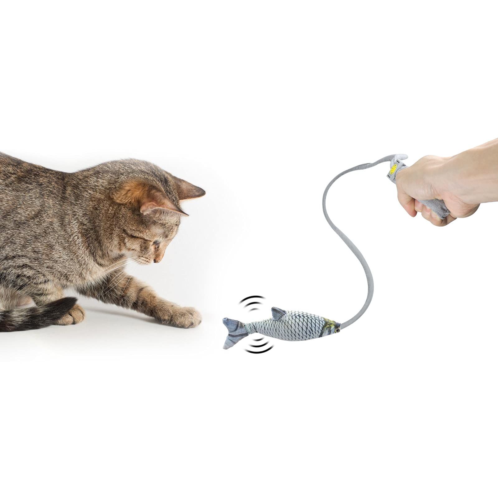 Interactive Cat Toy, Cat Plush Toy with Bells and Funny Air Bag Interactive view 4