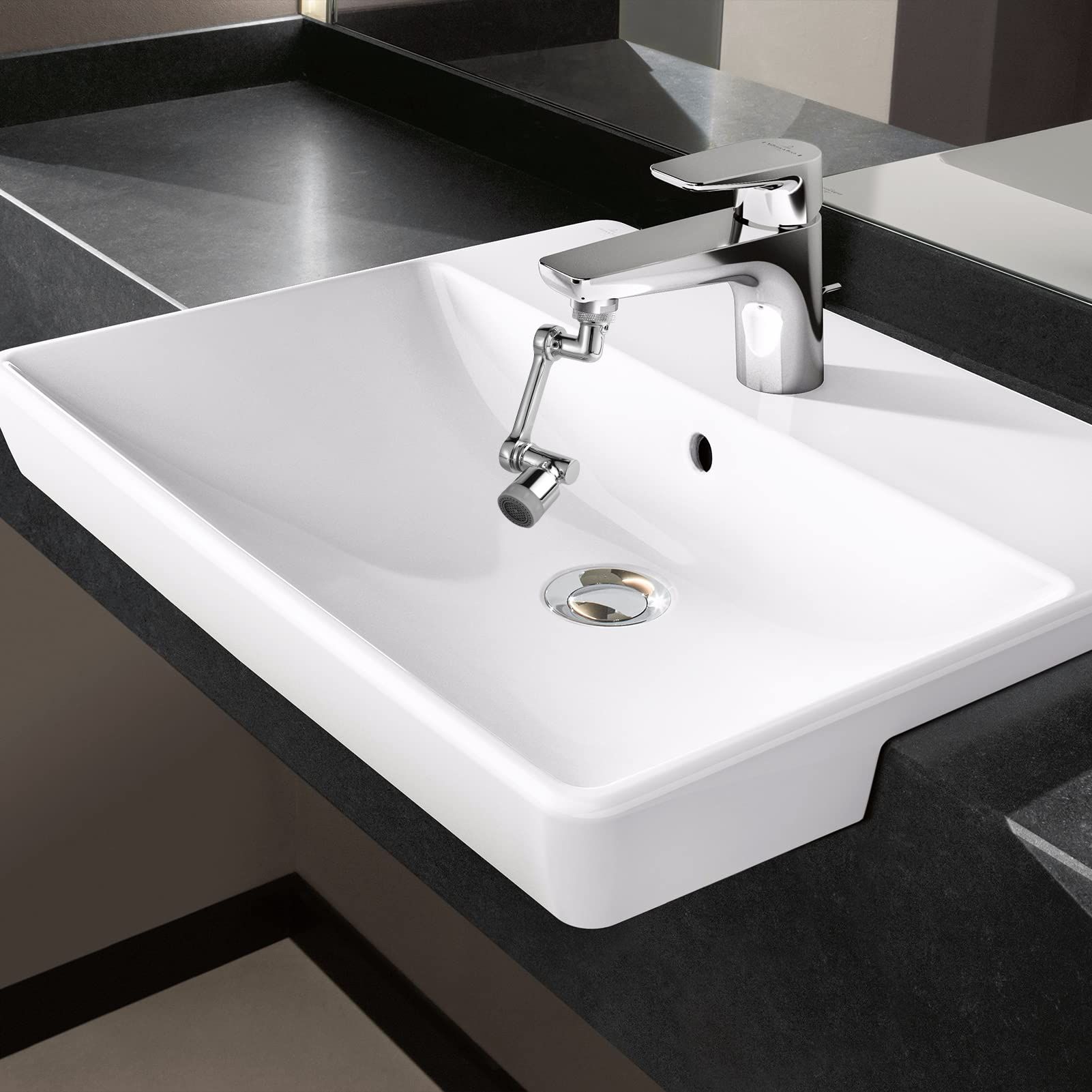 Universal 1080° Rotating Robotic Arm Faucet Aerator view 3