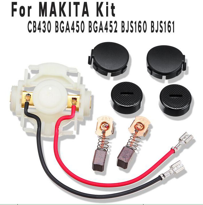 Carbon Brush Holder Set for CB430 BGA450 BJS161 BJS160 Carbon Holder Cover view 4