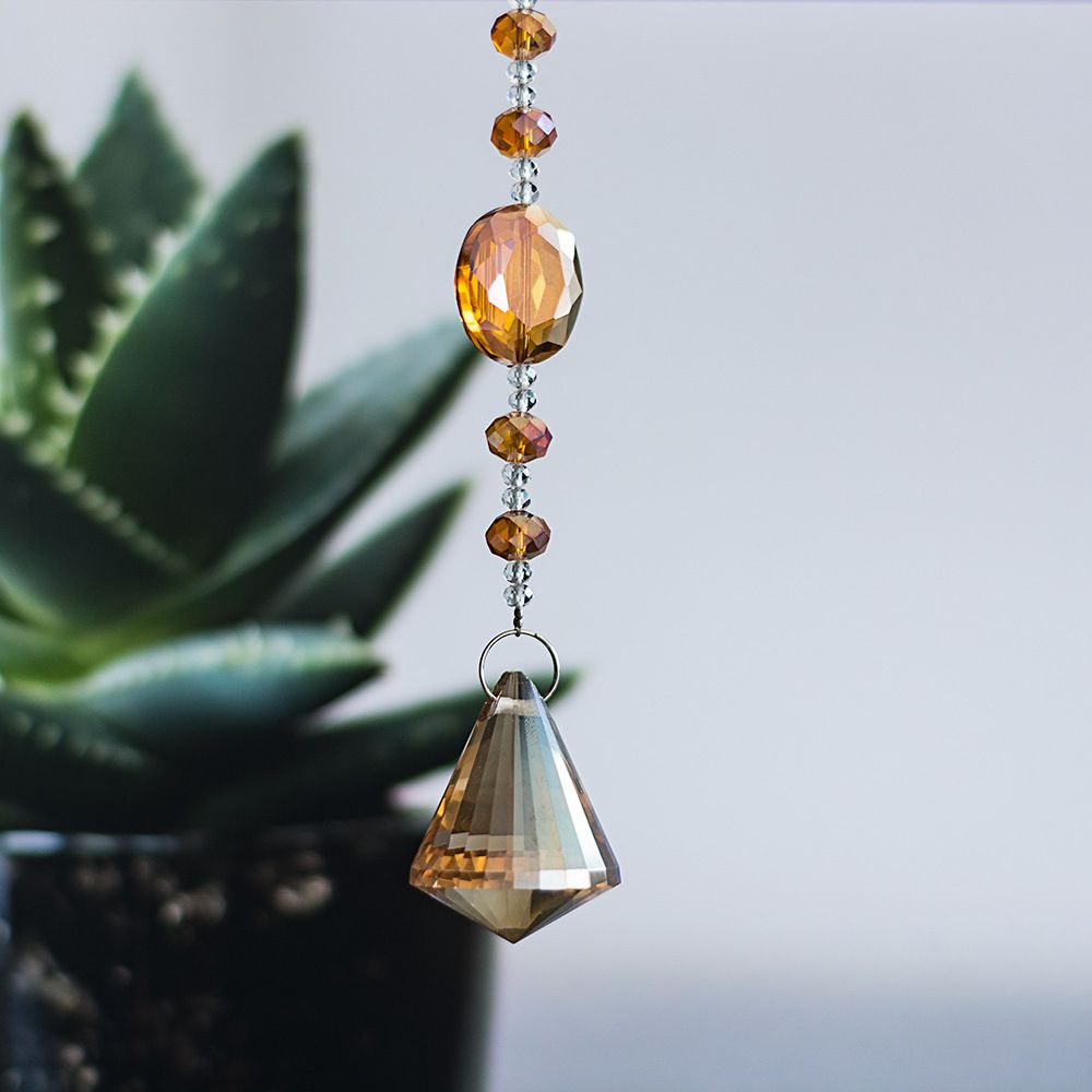 3 Pcs Windows Hanging Prism Glass Crystal Beads Window suncatchers Prism view 3
