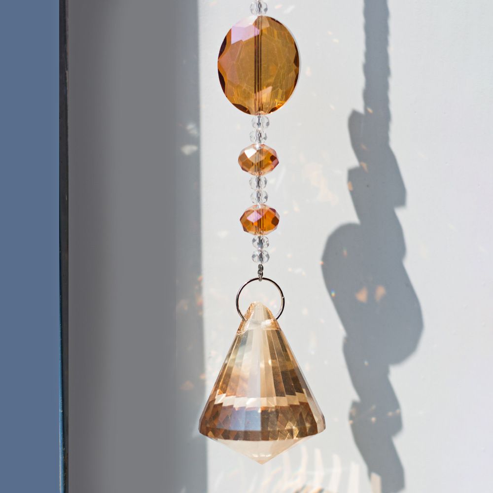 3 Pcs Windows Hanging Prism Glass Crystal Beads Window suncatchers Prism view 5