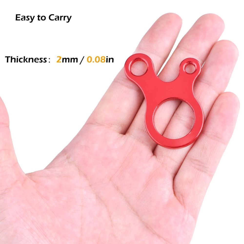 Guyline Cord Adjuster Rope Tensioner Tent Guy Line Paracord Tightener Loop view 3