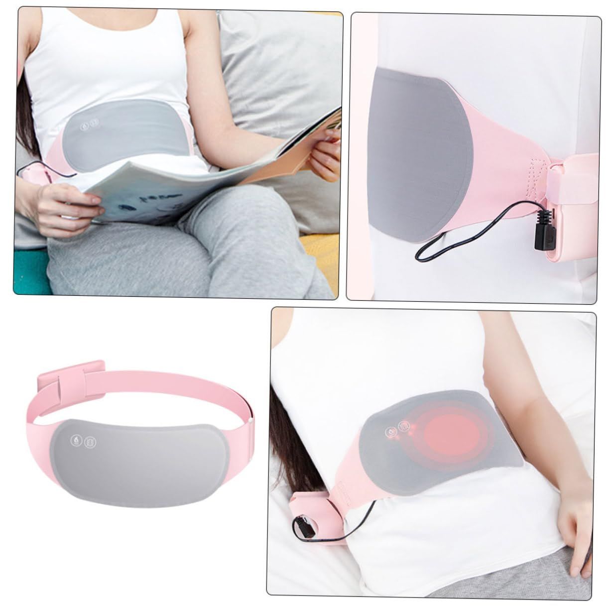 Warm Palace Belt Relief Belt Waist Belt Tummy Heat Belt Si for Women Heated view 4