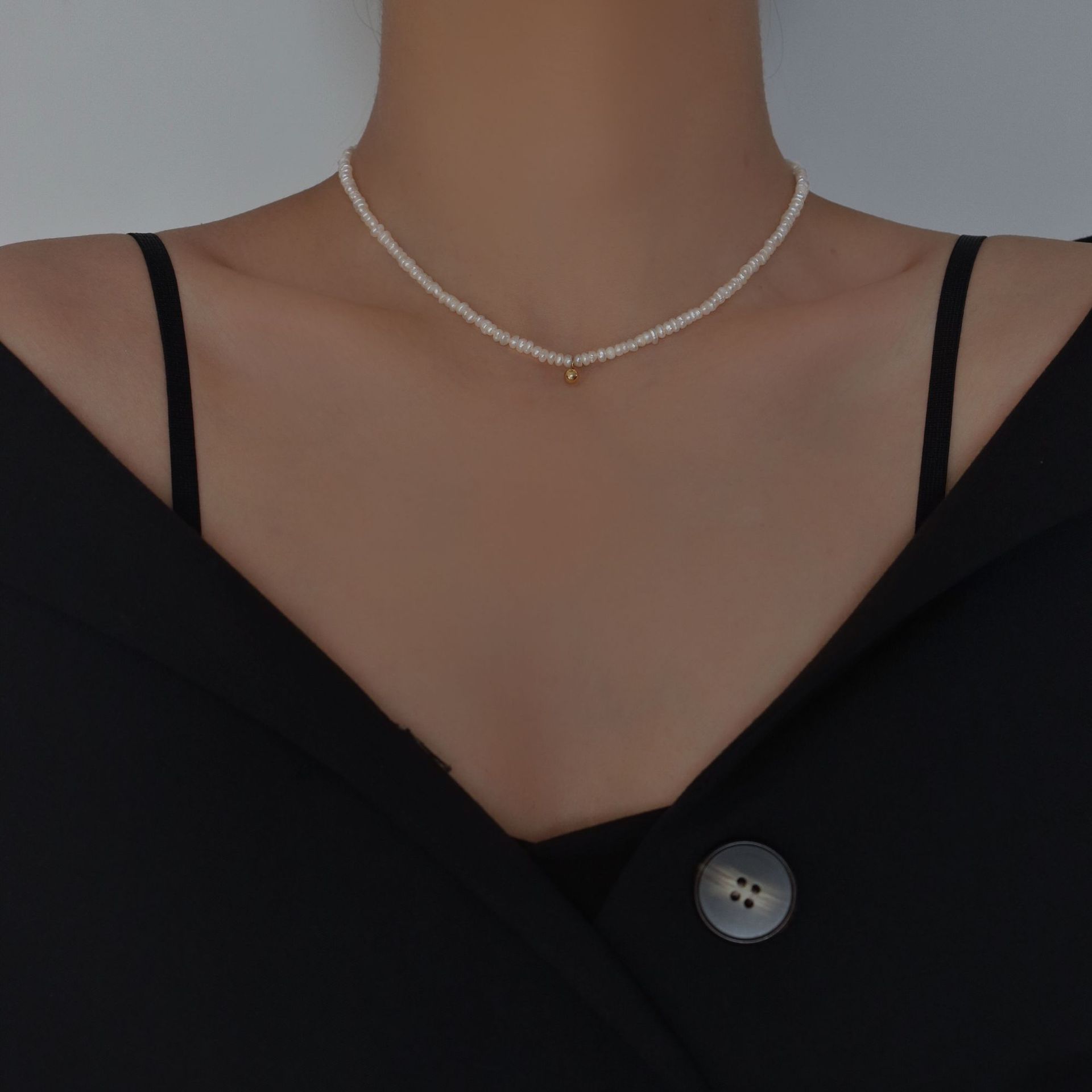 Women Crystal Bead Necklace Beach Necklaces Necklaces for Women Pearl Beaded view 4