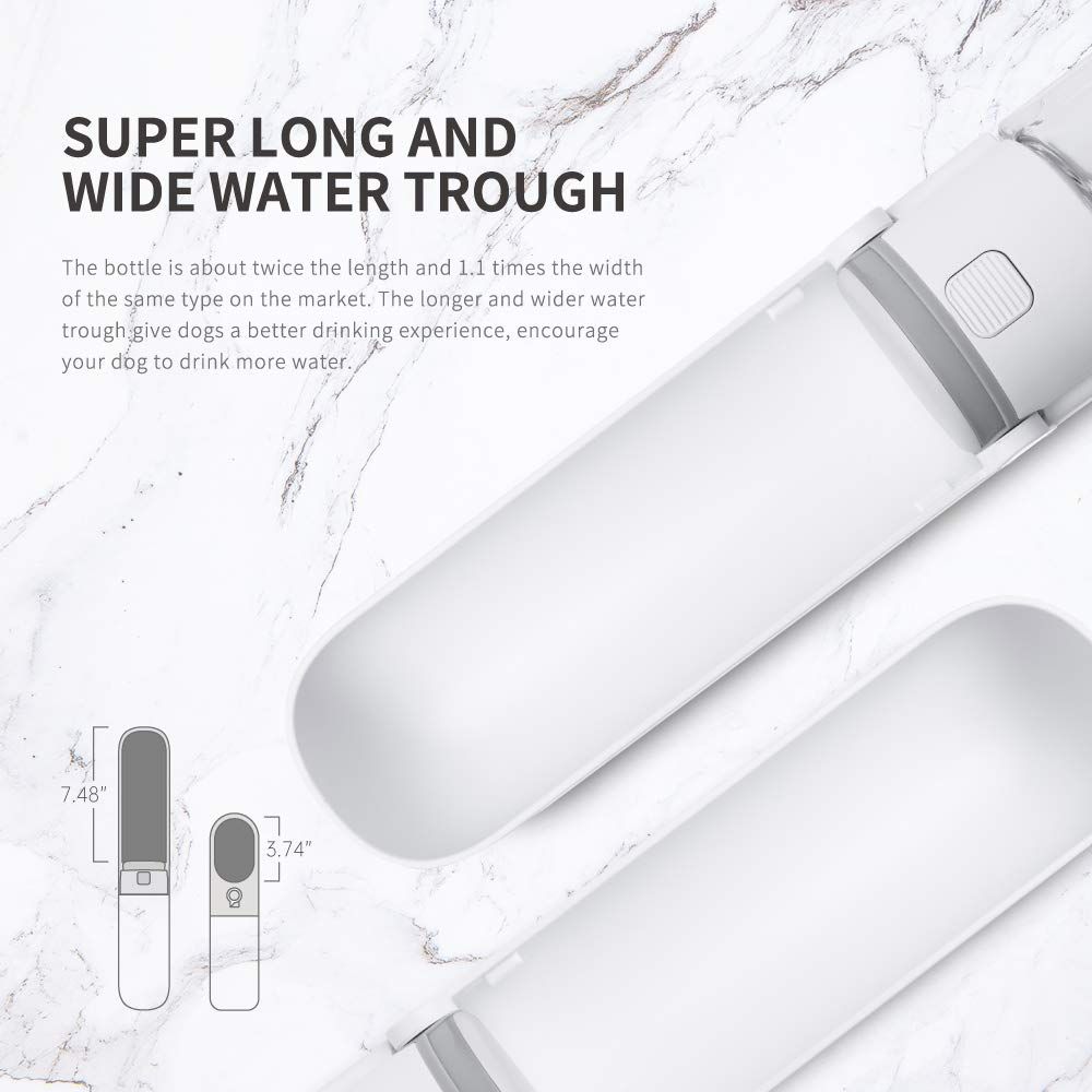 Dog Water Bottle,Portable Dog Water Bottles for Walking and Hiking,Foldable view 5