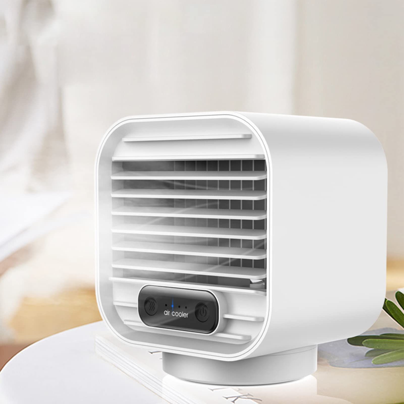 Rechargeable Electric Desk Fan Desk Air Cooler for Women Kids Travel Outdoor view 2