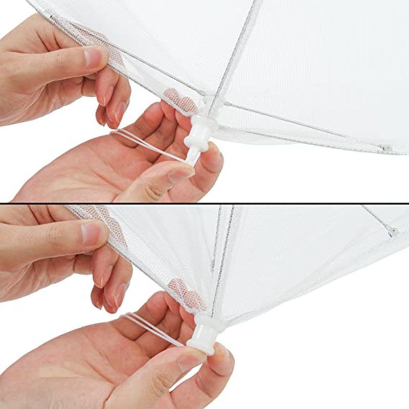 Food Covers 12 Inch Pop-Up Encrypted Mesh Plate Serving Tents view 5