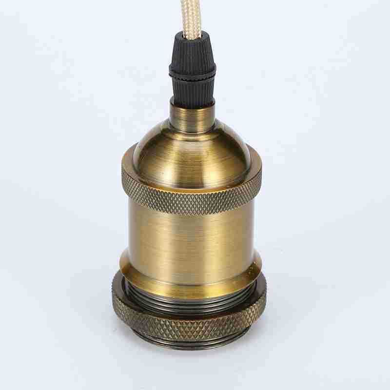 Vintage Pendant Light sockets Adjustable Hanging Light Cord Kit Ceramic Lamp view 2