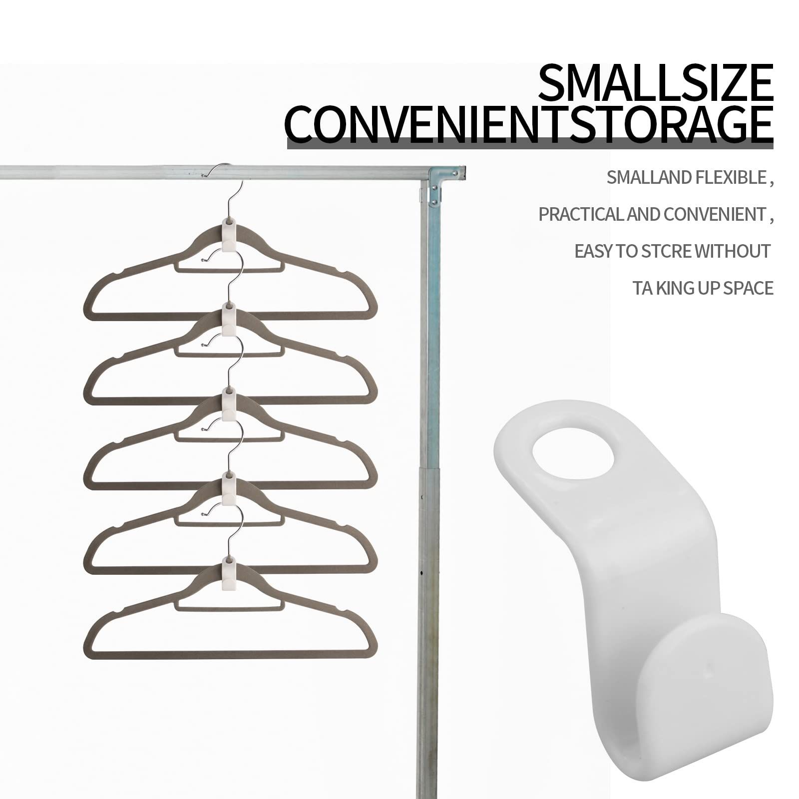 Hanger Hooks Clothes Hanger Connector Hooks 10 Pieces Thickened Hanger view 3