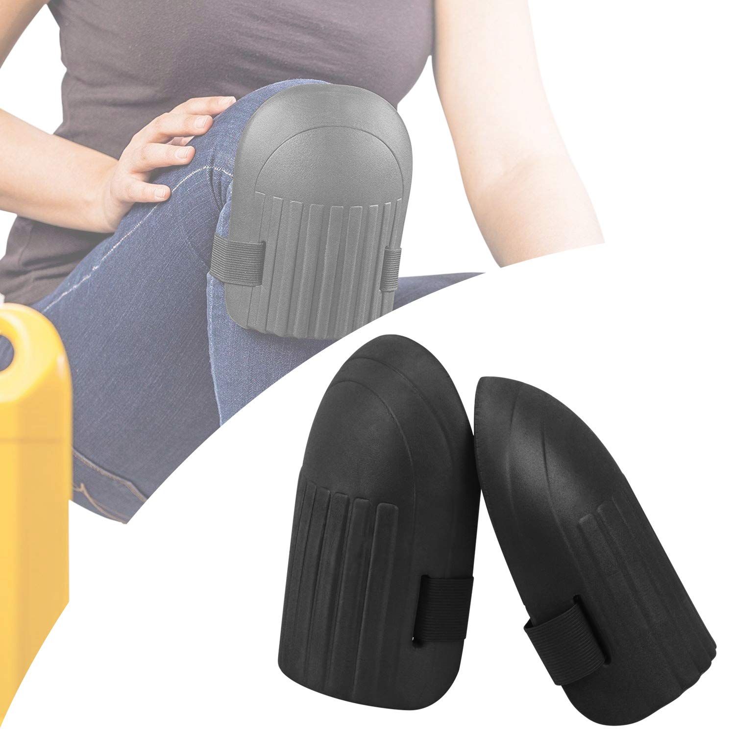 Waterproof Adjustable Gardening Knee Pads Foam Soft Home Garden Kneeling Knee view 4