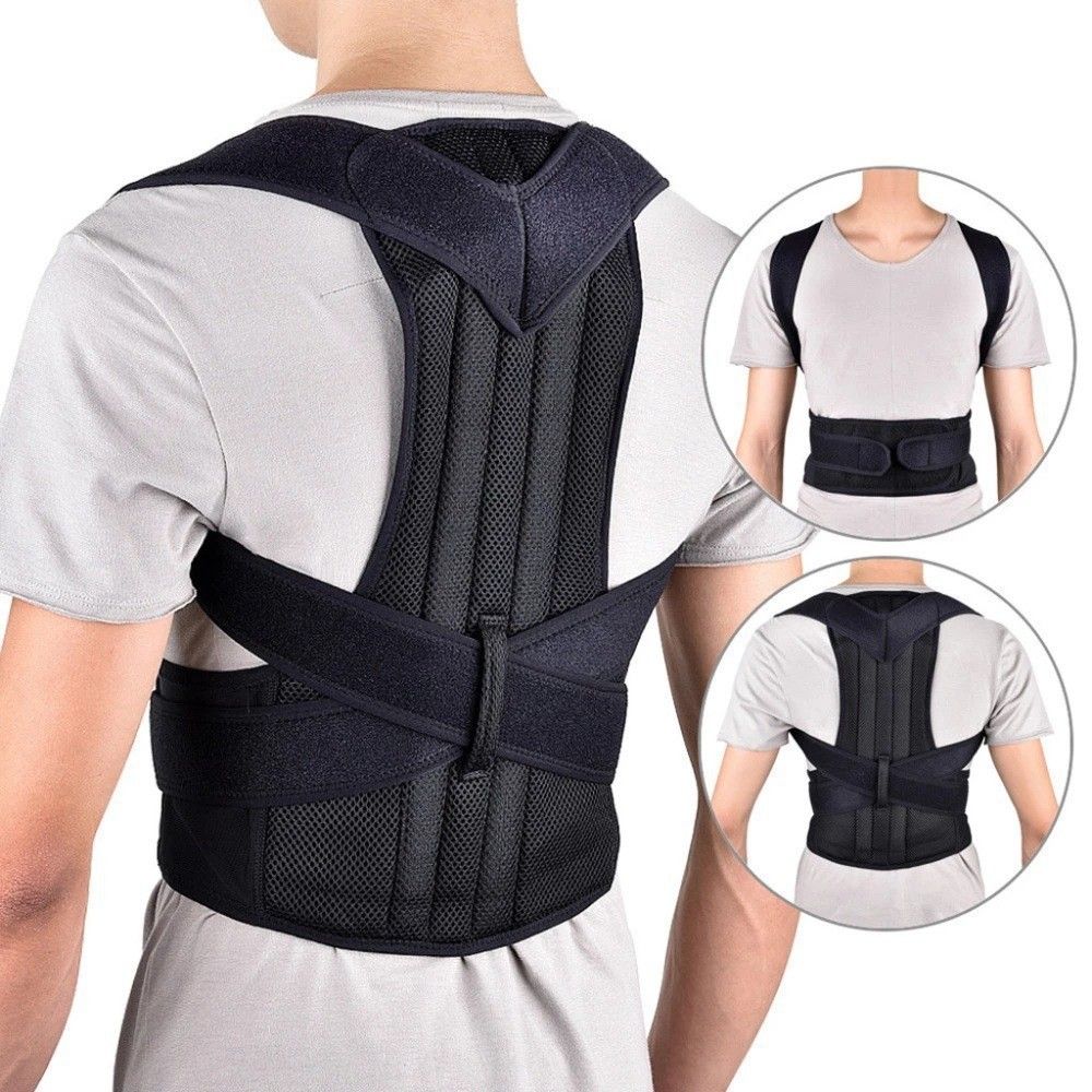 Posture Corrector,Adjustable Upper Back Brace Support for Humpback,Improves view 2