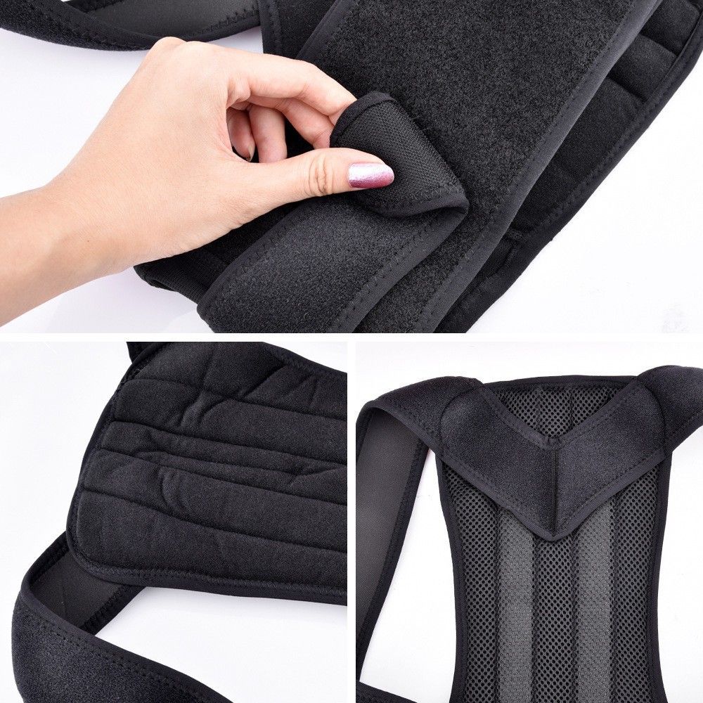 Posture Corrector,Adjustable Upper Back Brace Support for Humpback,Improves view 4