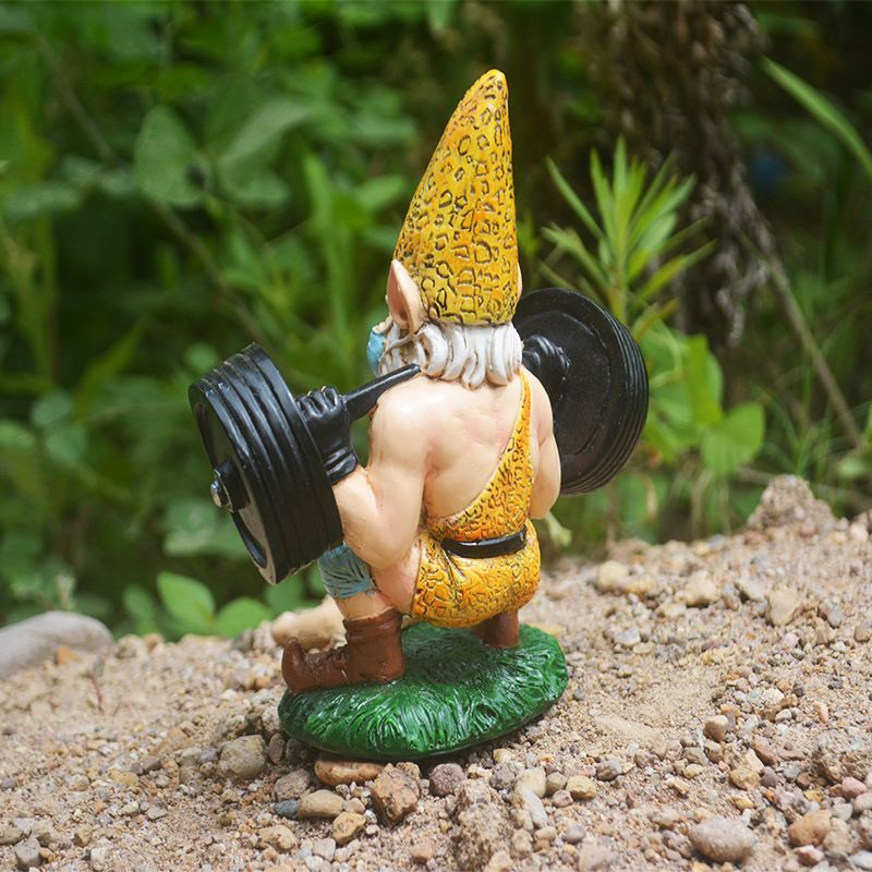 Garden Gnomes Outdoor Statues Workout Decorations for Home & Outdoor for Patio view 5