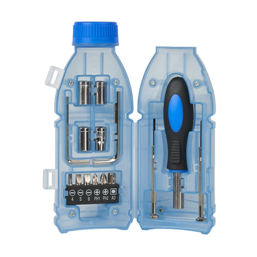 1 Set drinks screwdriver set tool kit repair screwdrivers Bottle-shape tools view 2