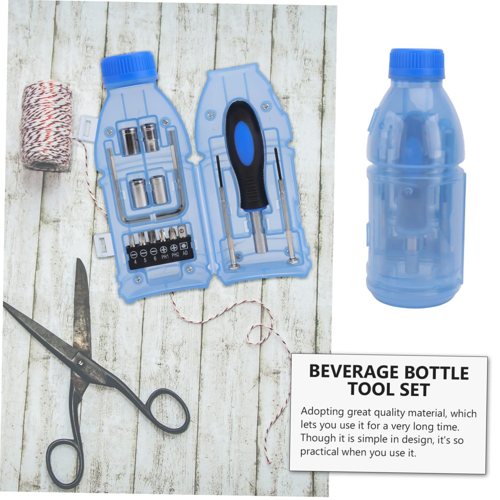 1 Set drinks screwdriver set tool kit repair screwdrivers Bottle-shape tools view 4