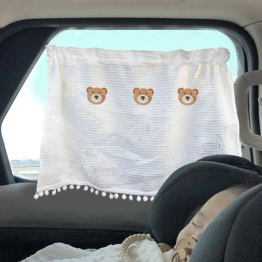 Car Window Sun-Shade Blinds Back Seat Child Shade Curtain with Suction Cup view 3