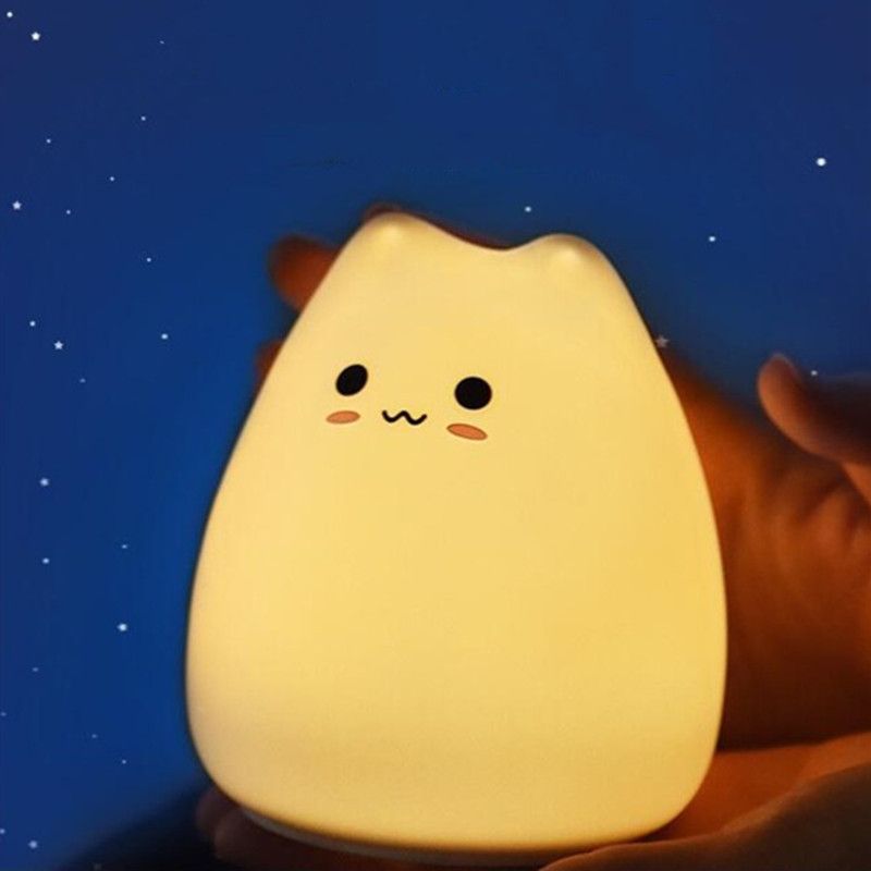Night Light 2 pcs cat Silicone Night Light Night Light cat LED Night Light view 4
