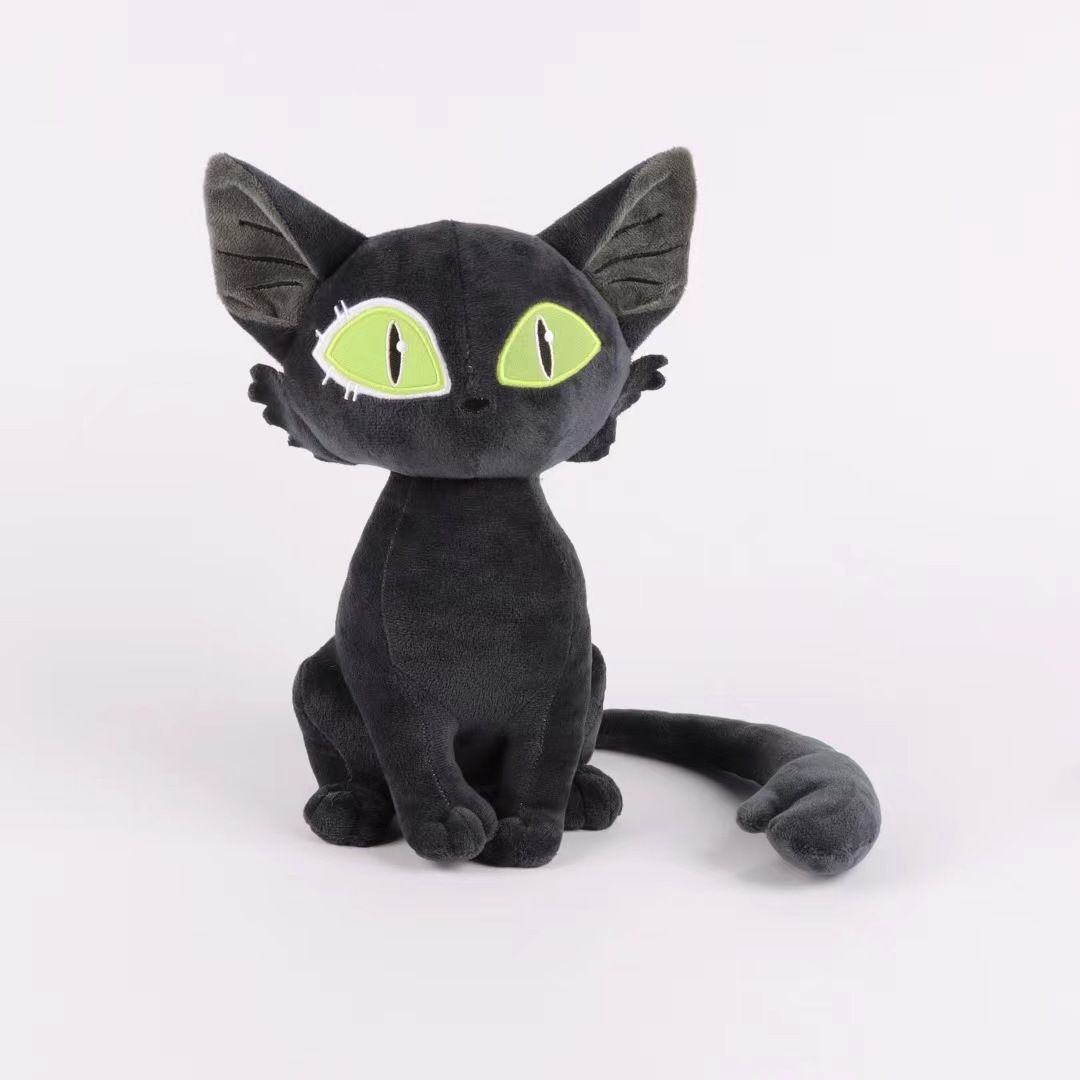 Black Cat Plush - Soft Stuffed Animal for Boys and Girls Gifts - cat Plush