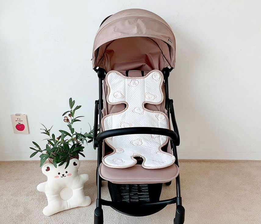 Breathable Baby Pad Must Get Pram Addition Bear Pattern Pram Cooling Insert view 2