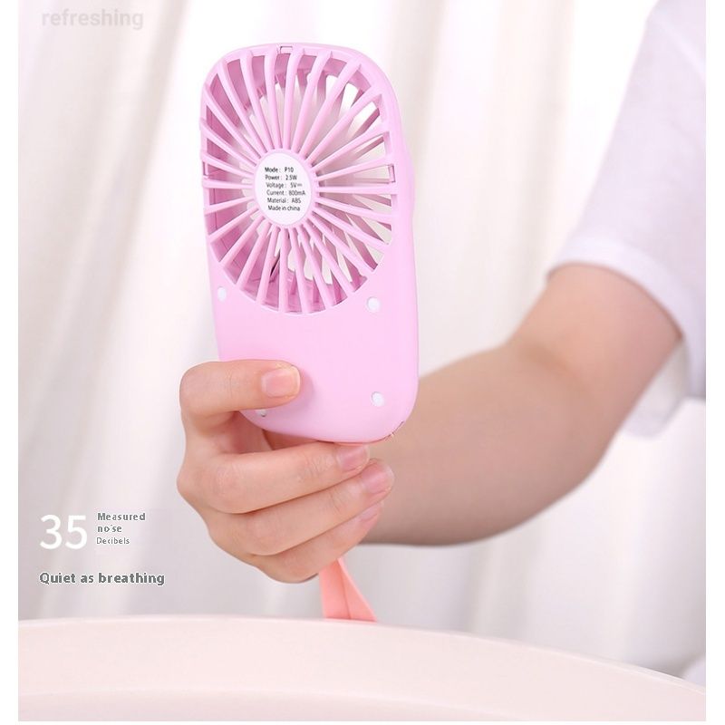 Mini Fan Cartoon Portable Mini Handheld Air Cooling Fan For Outdoor Travel USB view 5