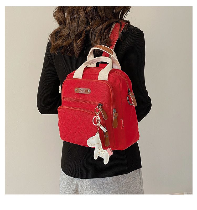 Vintage Messenger Bag Cute Crossbody Bag Canvas Shoulder Bag Purse with view 2