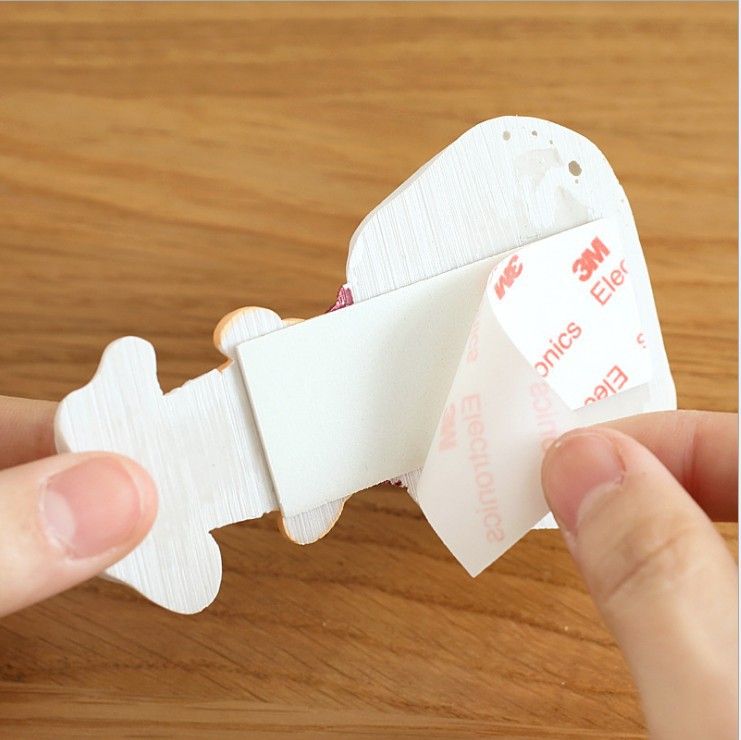 Pack of 2 Cute Power Plug Hook Hold Cook Fat Chef Wall Decor Organiser for Home view 5