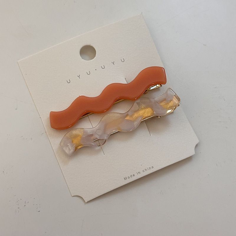 4 PCS Acrylic Resin Alligator Hair Barettes For Women Thick Thin Hair Fashion view 3