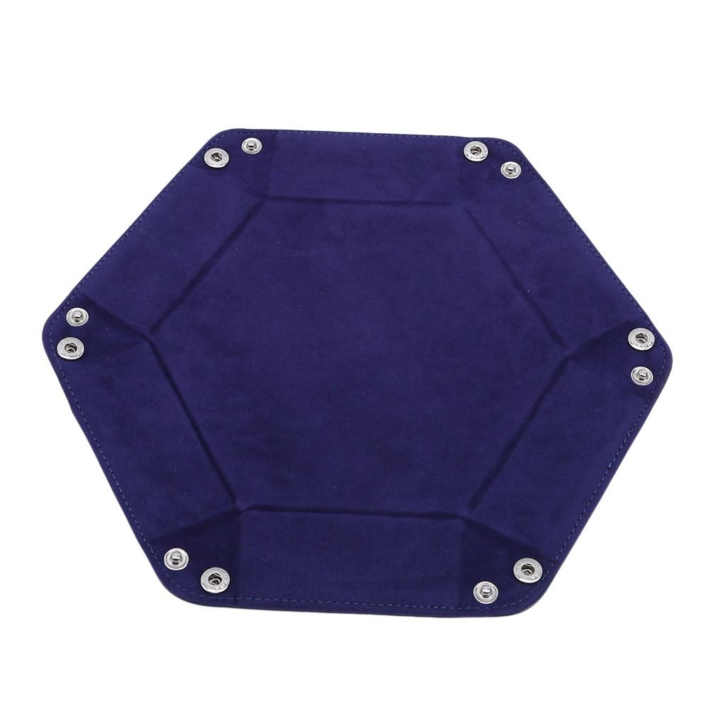 Dice Tray for Table Games Metal Dice Rolling Tray Holder Dice Storage Box view 2