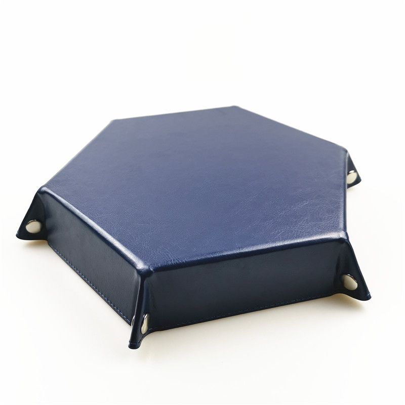 Dice Tray for Table Games Metal Dice Rolling Tray Holder Dice Storage Box view 5