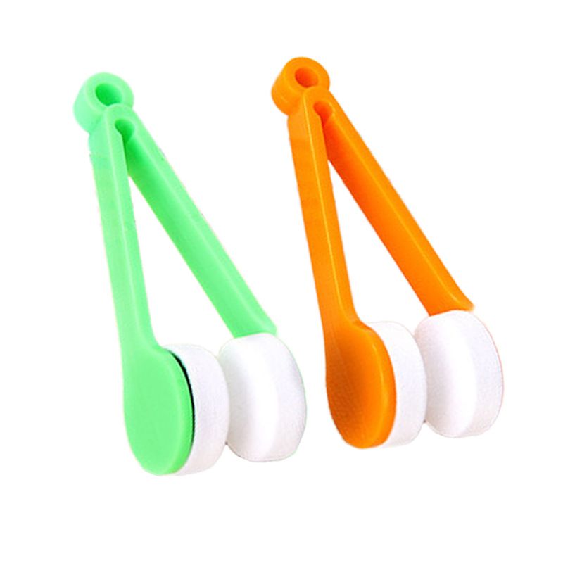 3 Pcs Mini Sun Glasses Eyeglass Microfiber Spectacles Cleaner Soft Brush