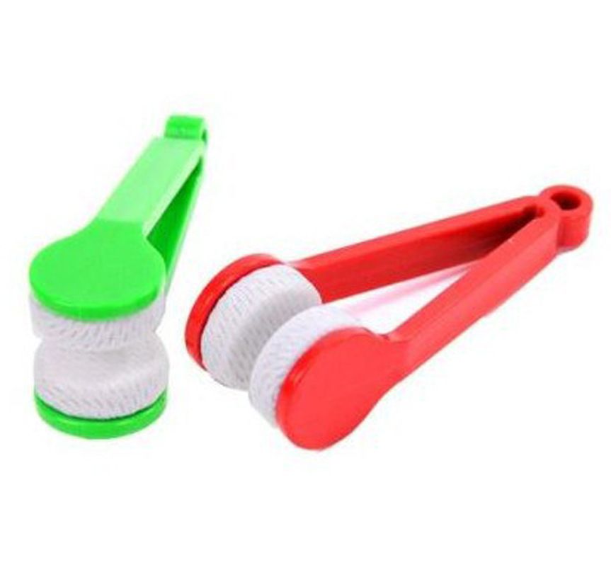 3 Pcs Mini Sun Glasses Eyeglass Microfiber Spectacles Cleaner Soft Brush view 2