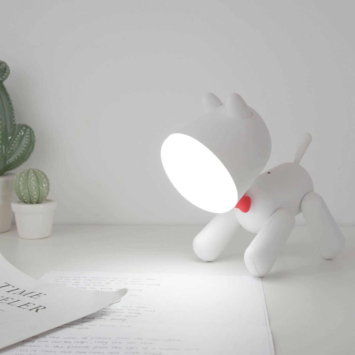 Lamp Cute Dog Children with Reading Lamp Nightlight Dog Nightlight Night Light view 2