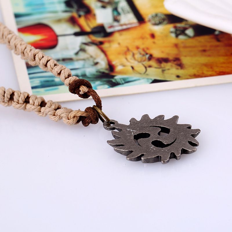 Sun Spiral Pendant with Extra Large Bail view 5