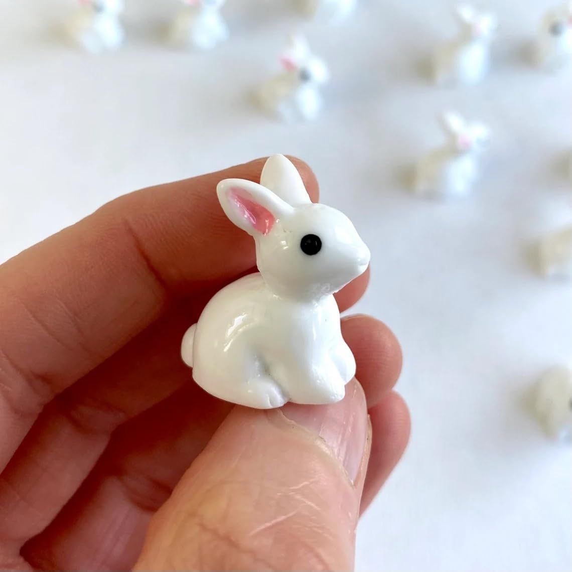 Mini Resin Sitting Rabbit view 2
