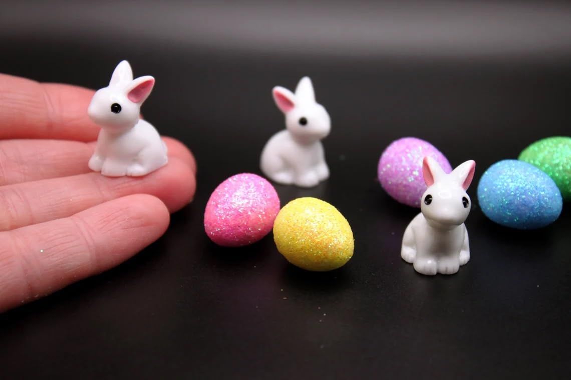 Mini Resin Sitting Rabbit view 4